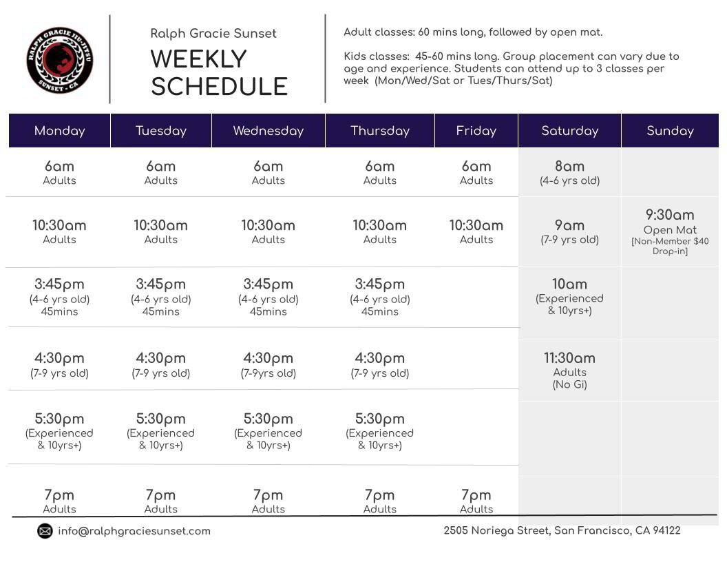 Ralph Gracie Sunset facility image