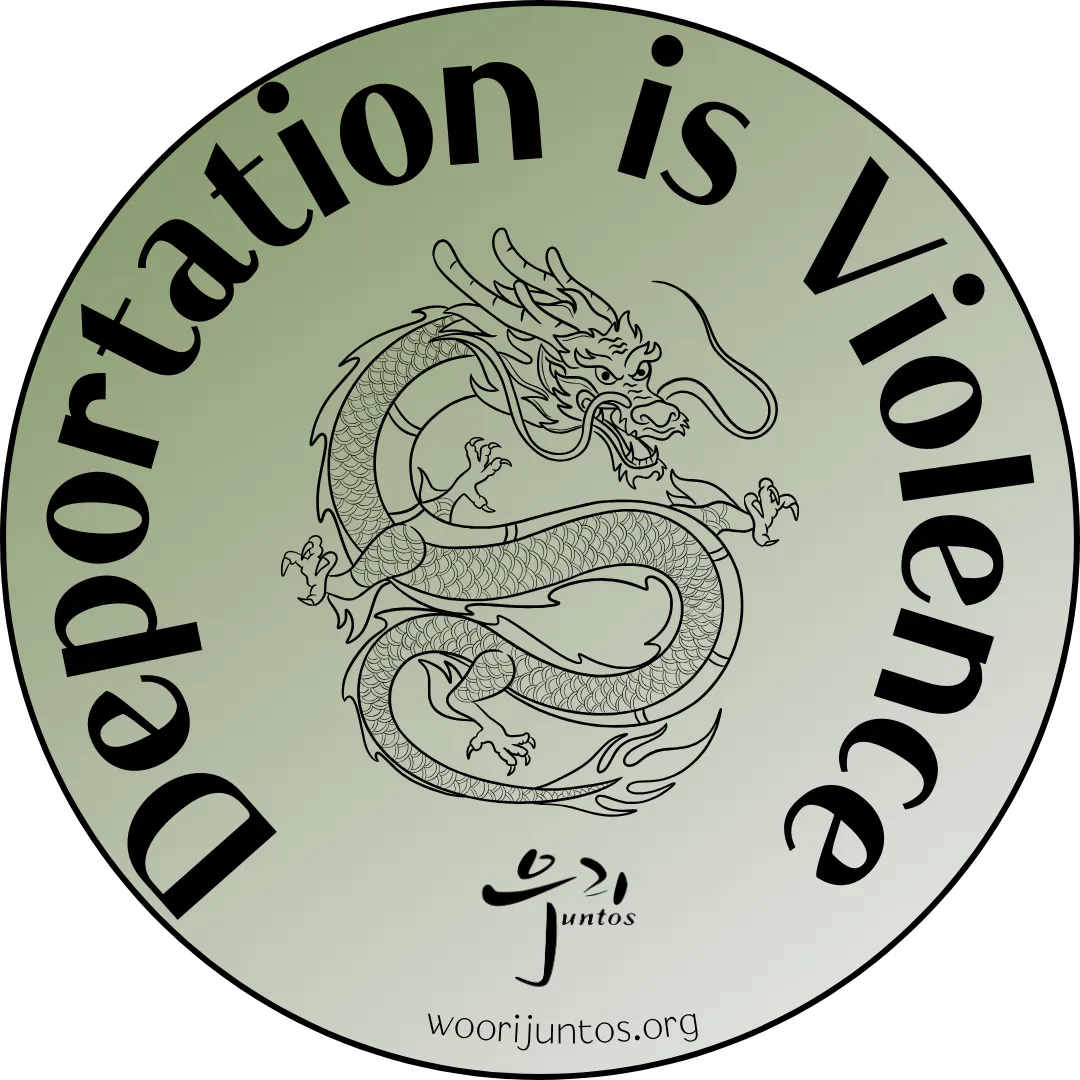 Viny Stickers - Deportation is Violence