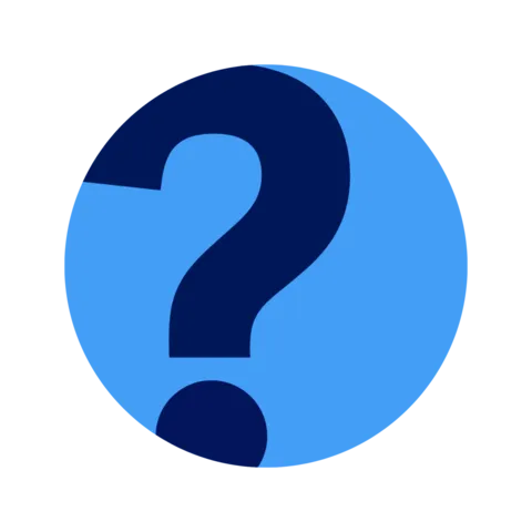 Icon of a question mark