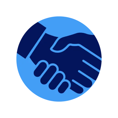 Icon of a handshake