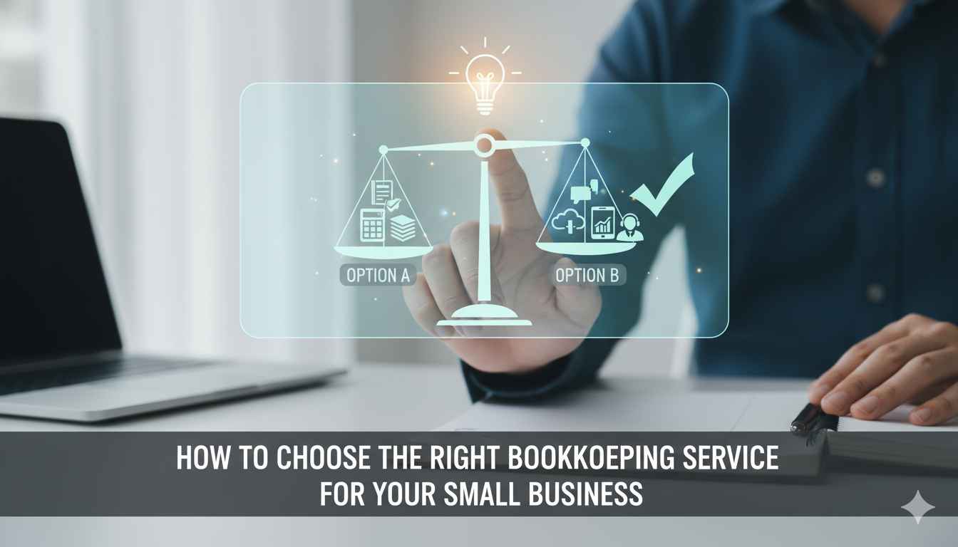How to Choose the Right Bookkeeping Service for Your Small Business