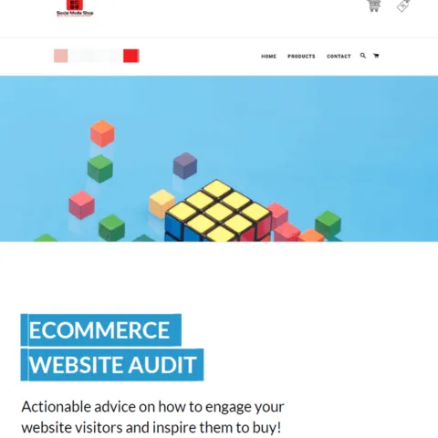 Social Media Shop ZA Ecommerce Website Audit