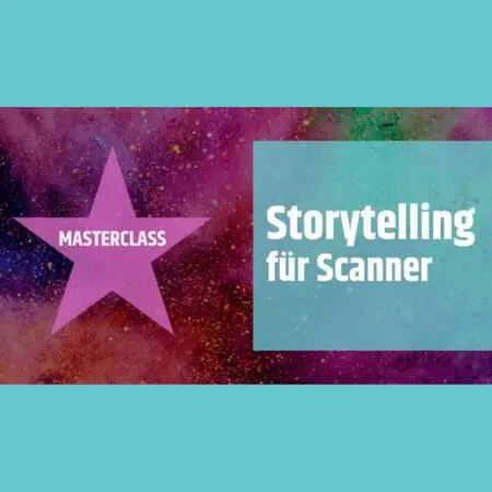Masterclass: Storytelling für Scanner - zum Sofort-Loslegen