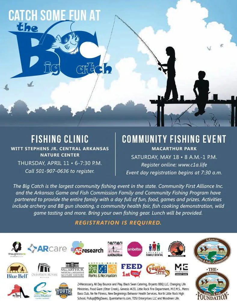 Proud sponsor of the Big Catch Fishing Event the largest event in the state of Arkansas 