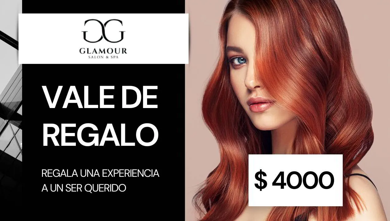 VALE DE REGALO - Glamour Salón & Spa - $4000