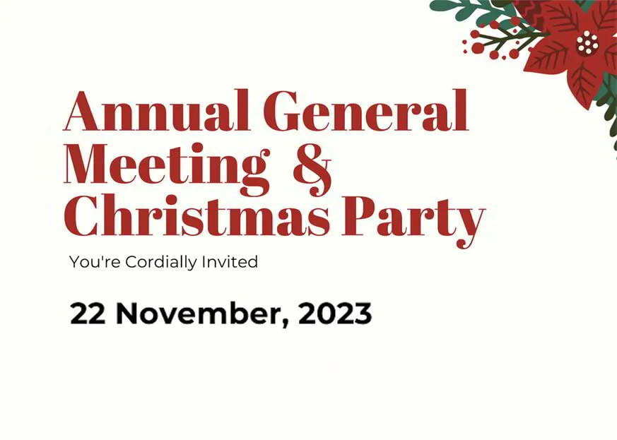 Annual General Meeting & Christmas Party 2023