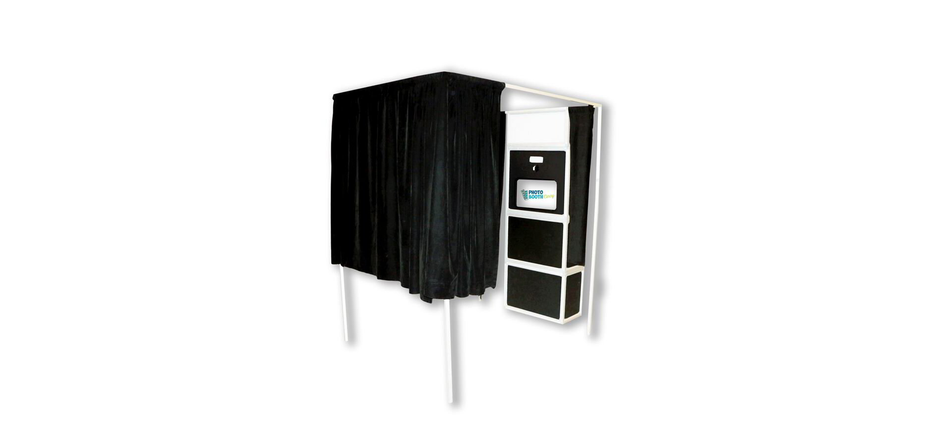 enclosed photo booth rental