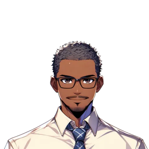Anime Style Head shot of Primary Computing Marketing Manager