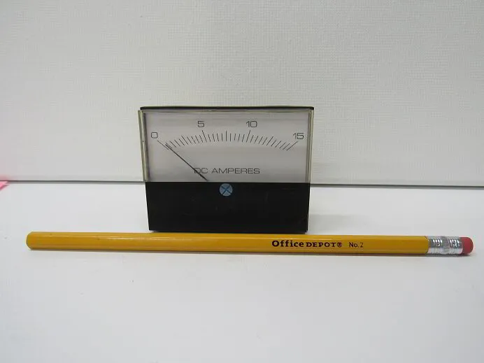 DC Ammeter, 0-15 Amp, 2″