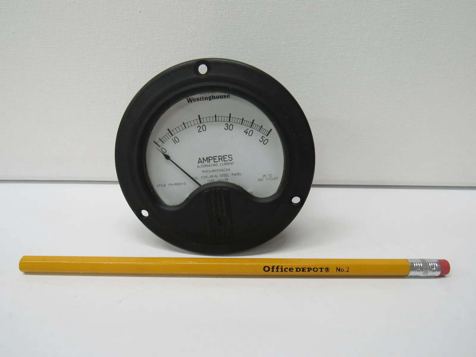AC Ammeter, 0-50 Amp, 2.75″