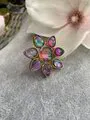 Floral Rainbow Ring