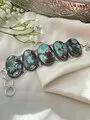 Fancy Turquoise Silver Bracelets