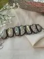 White Titanium Druzy Bracelet