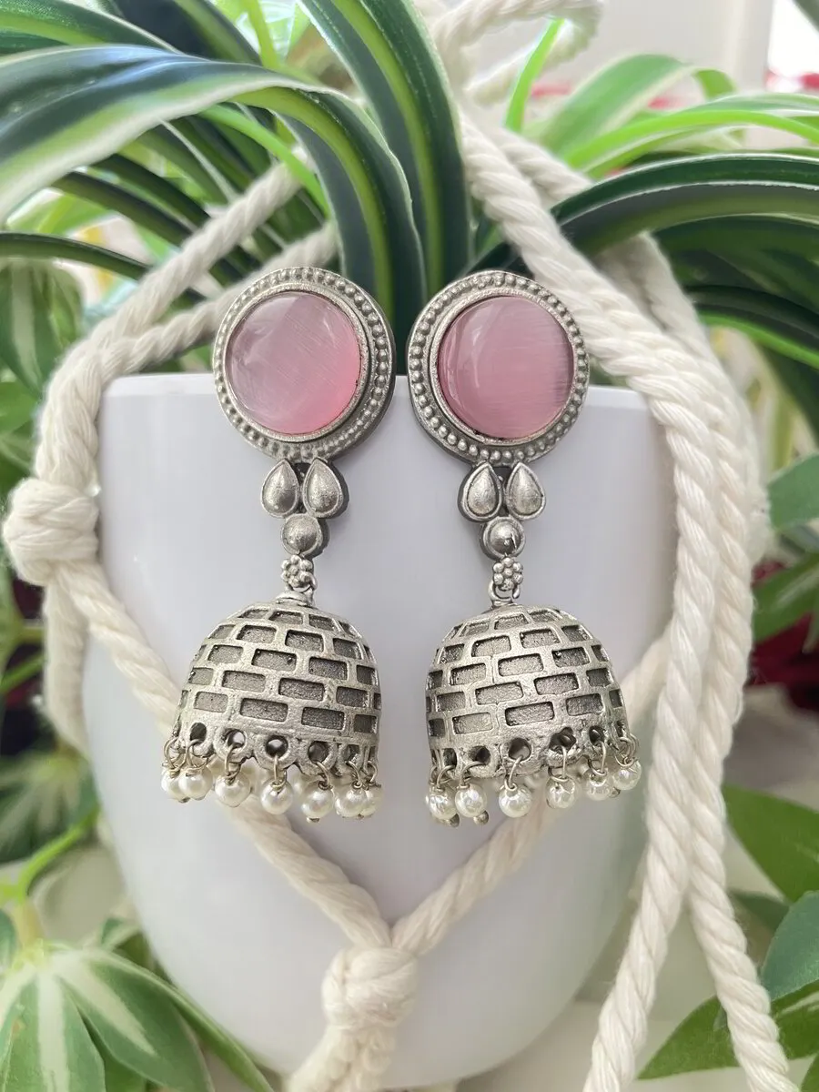 Pink For Jhumka Lovers