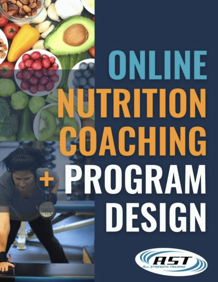 Comprehensive Monthly Online Coaching – Training Nutrition