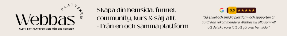 Webbas plattform