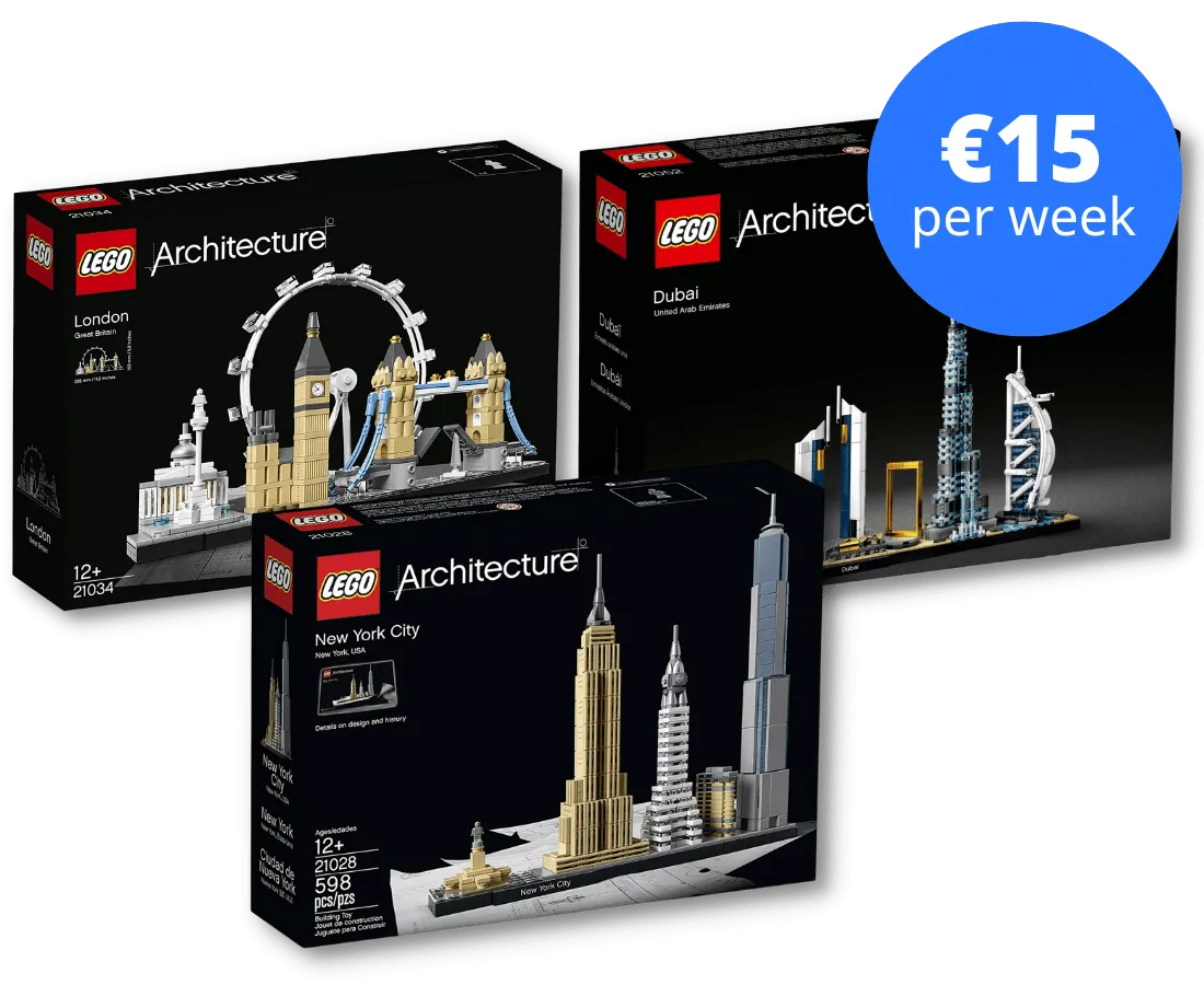 LEGO Combi Box Architecture: London, New York, Dubai