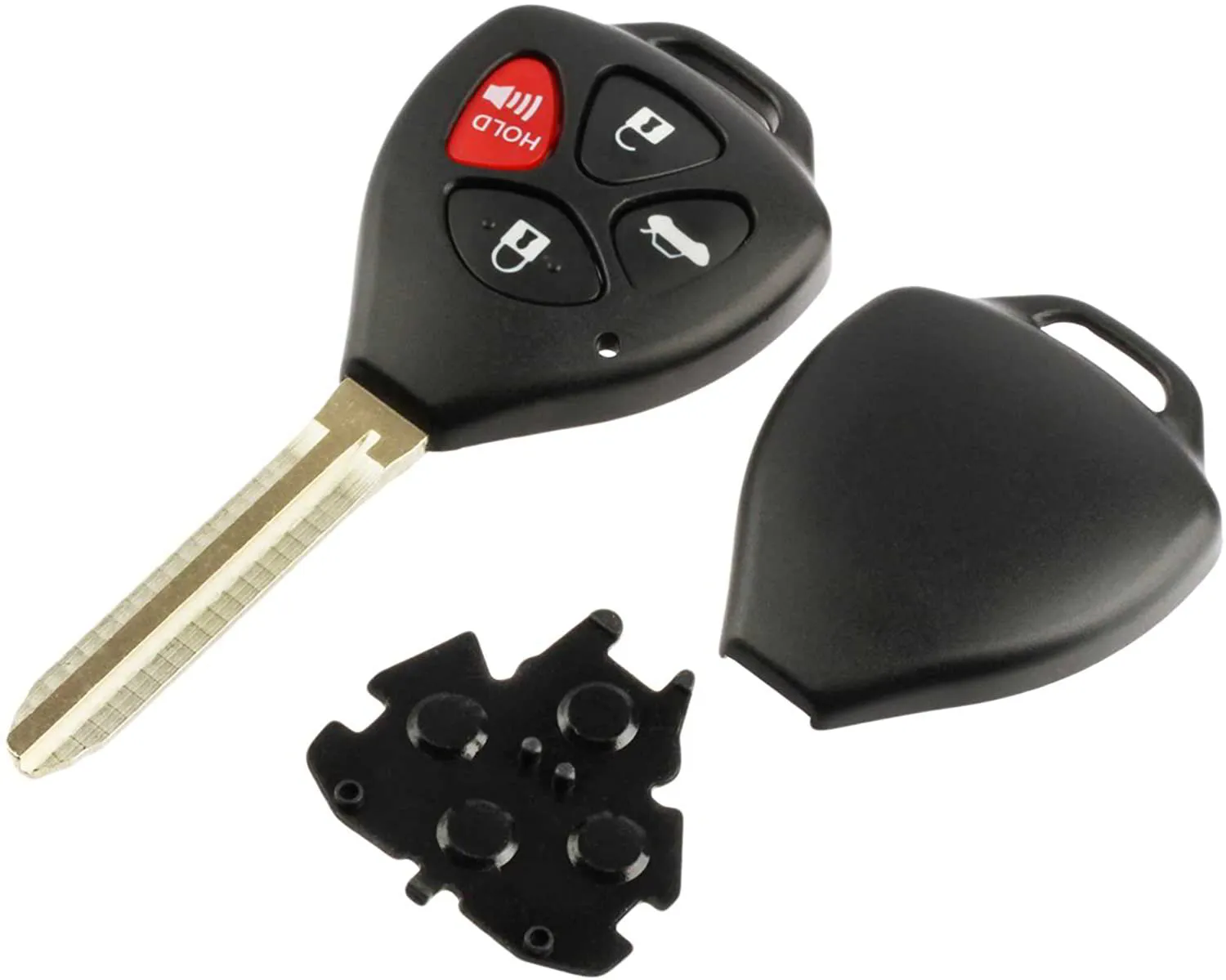 4 Button Toyota/Scion Remote Key Shell