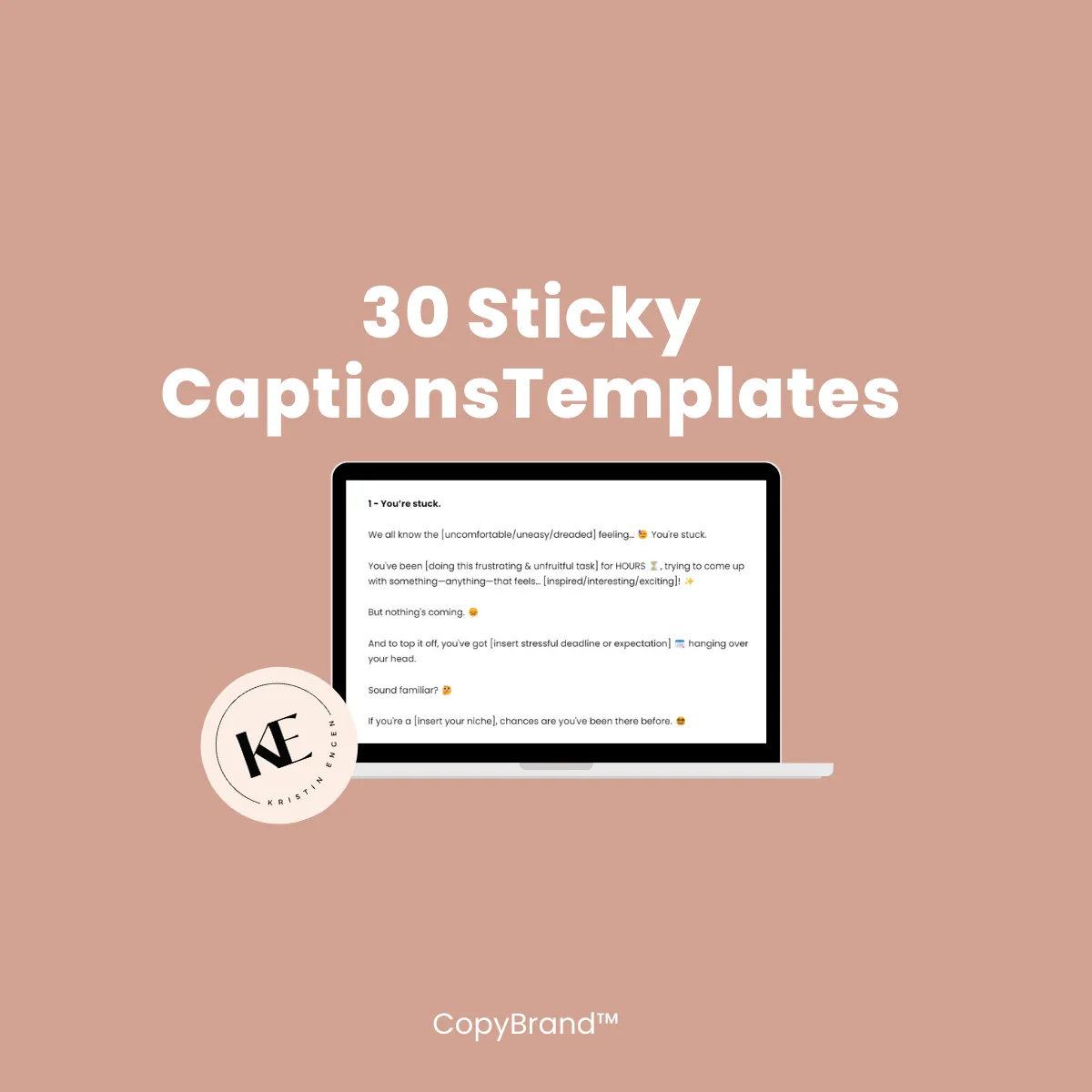 30 Sticky Captions Templates