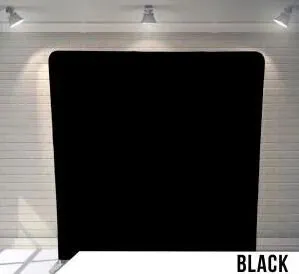 true black photo booth backdrop