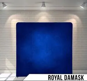 royal damask photo booth backdrop