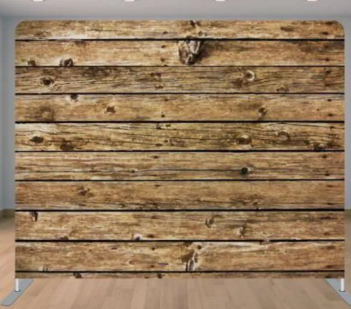 wood panels photo booth backdrop