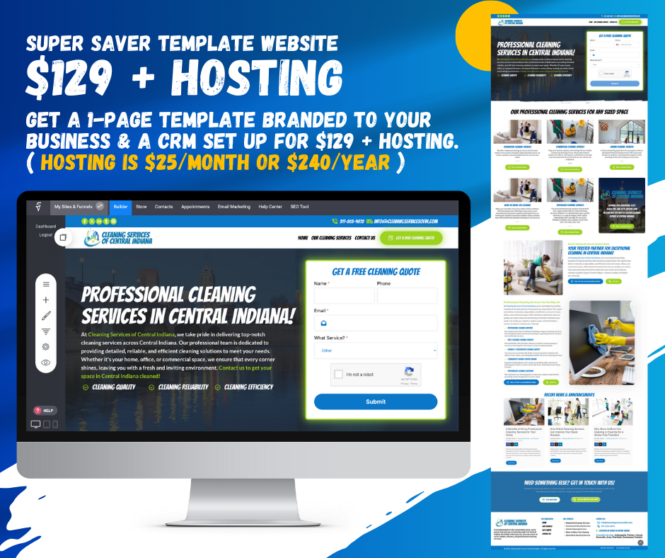 1 Page Website Design Service (Hosting Not Included)