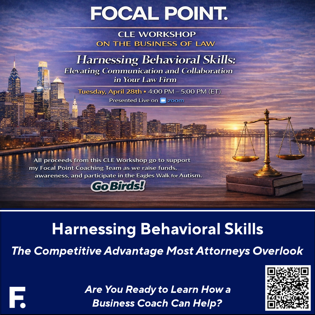 CLE Workshop - Harnessing Behavioral Skills