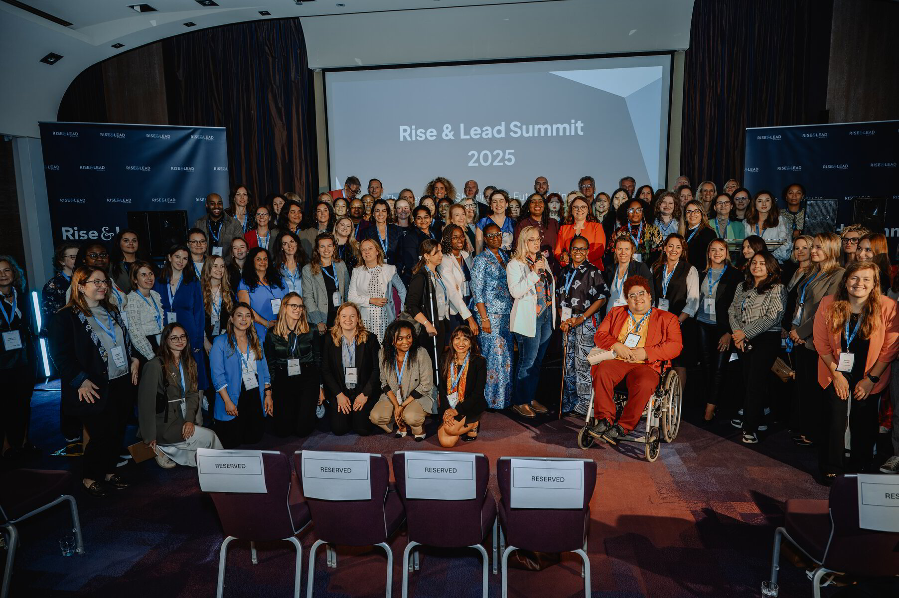 Rise and Lead Summit (RLW) logo