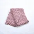 Вълнен класически шал в светло розово
