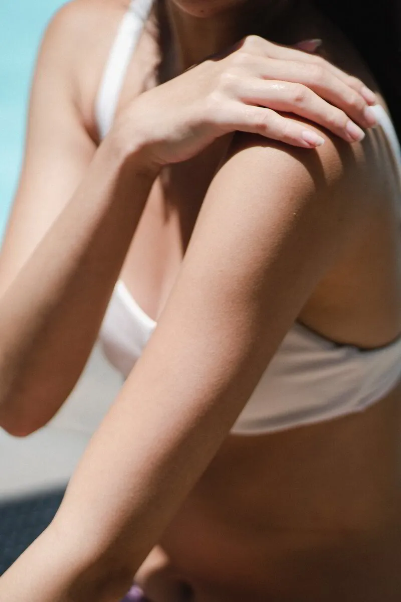 Slim and Beautiful Women Arms After Cosmetic Surgery