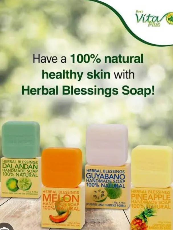 100%  NATURAL HEALTHY  SKIN   WITH  HERBAL  BLESSING  SOAP