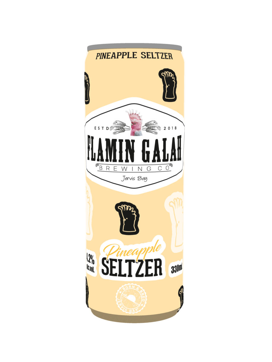 Pineapple Seltzer Flamin Galah Brewing Co