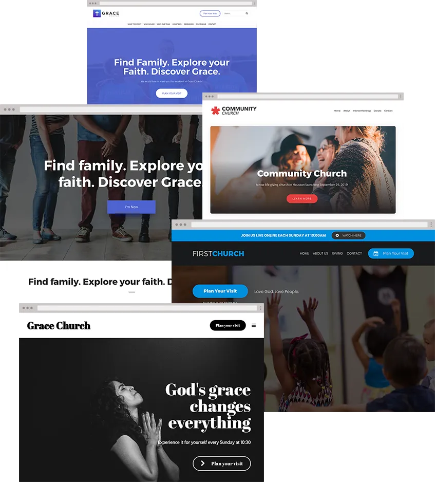 Church Website Design Templates