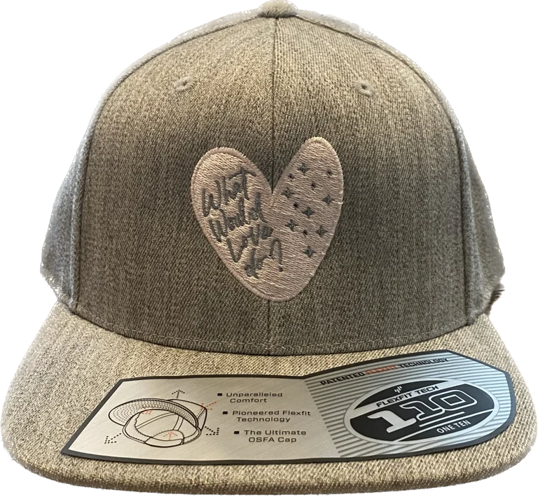 Grey 'What Would Love Do?' Snapback