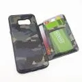 TNI Camo Leather Case with Credit Card Holder for Samsung