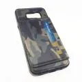 TNI Camo Leather Case with Credit Card Holder for Samsung