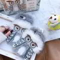 Owl Fluffy Fur Case