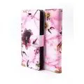 Pink Flower Wallet Case