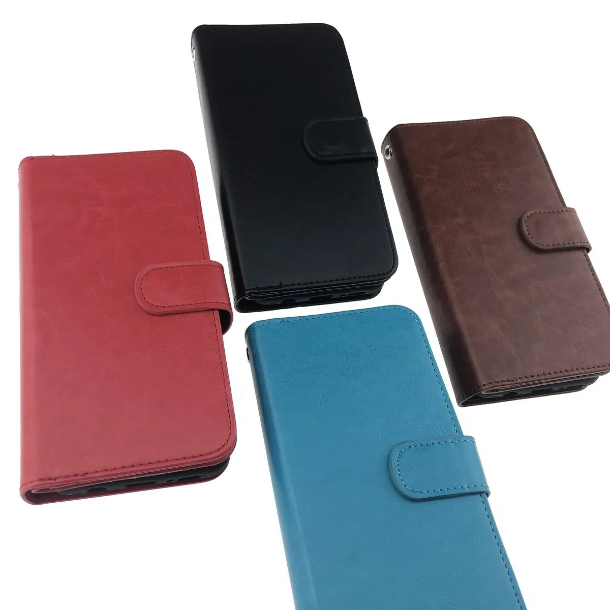 Magnetic Detachable Leather Wallet Case