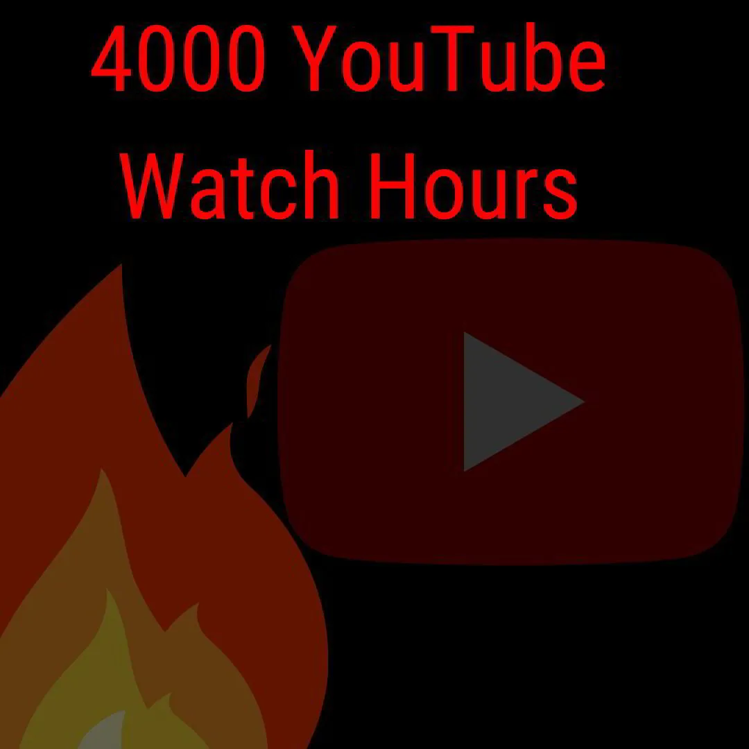 🔥 YouTube Watch Time 4000 Hours - Monetization Package