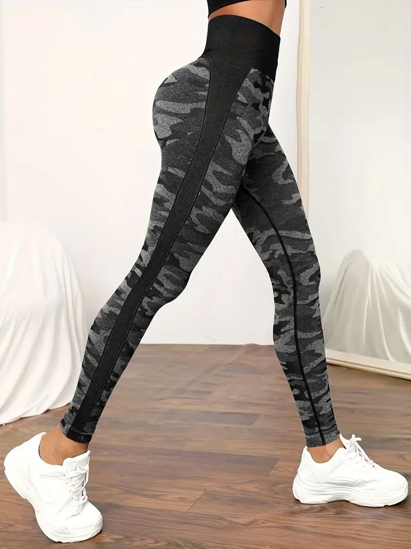 NORMOV Womens Camouflage Printed Booty Lifting Adapt Camo Seamless Leggings  High Waist Elastic Push Up Jeggers For Fitness And Style From Bassabet2021,  $22.46
