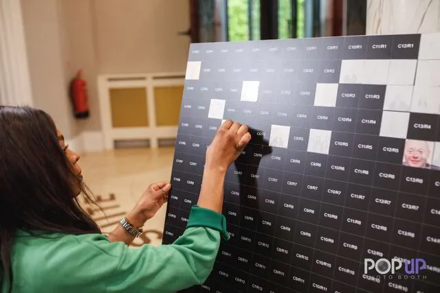 Mosaic photo wall experience