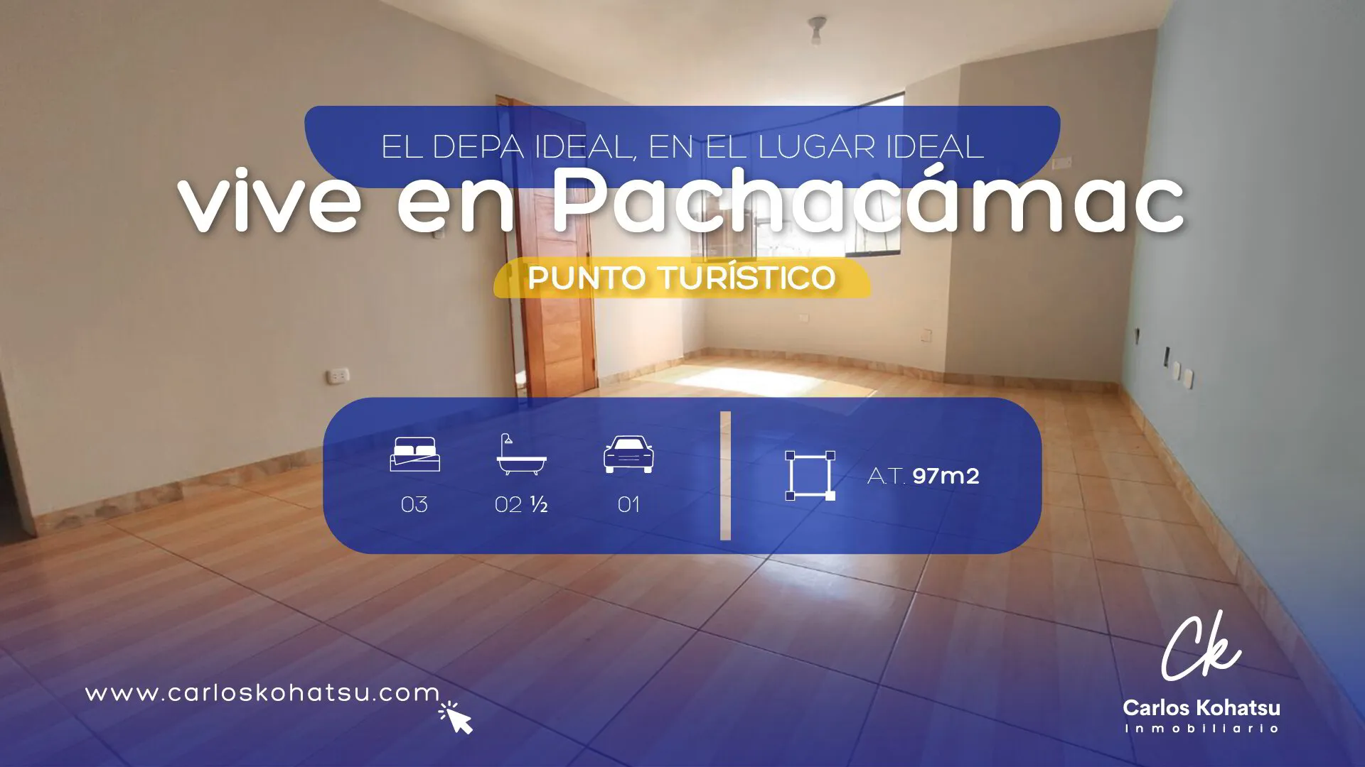 Venta | Departamento Como de Estreno en Pachacámac de 97 m²