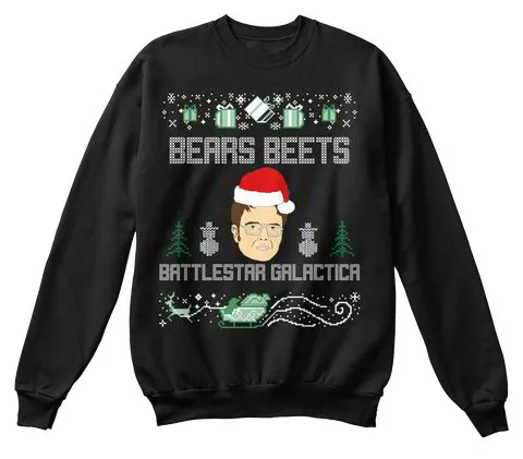 Dwight Schrute Elf | The office ugly christmas sweater