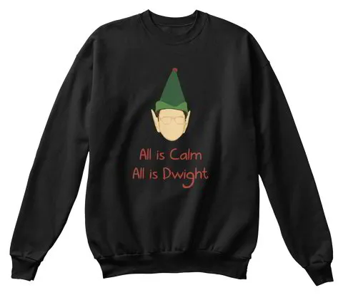 Dwight Schrute | All is Calm, All is Dwight | Ugly Christmas Sweater