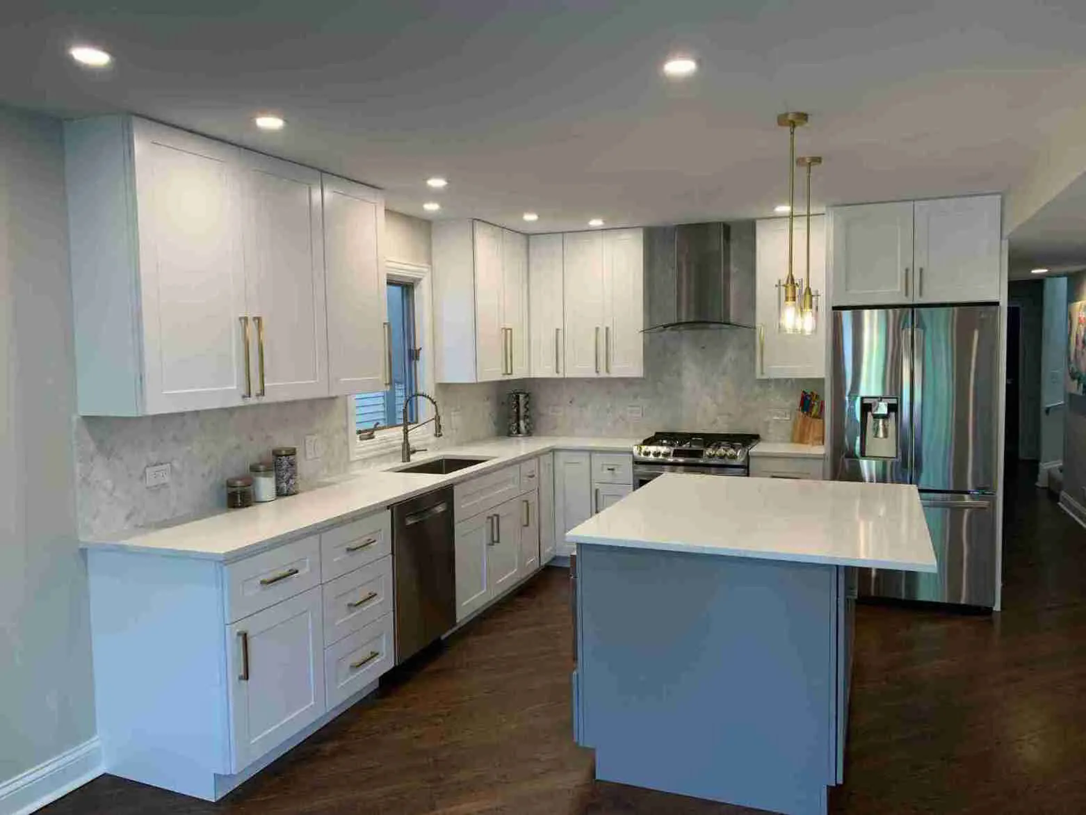 Contemporary Transitional Kitchen Remodel by Kucera Construction Inc project photo