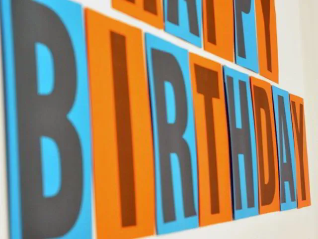 Print your own Happy Birthday sign
