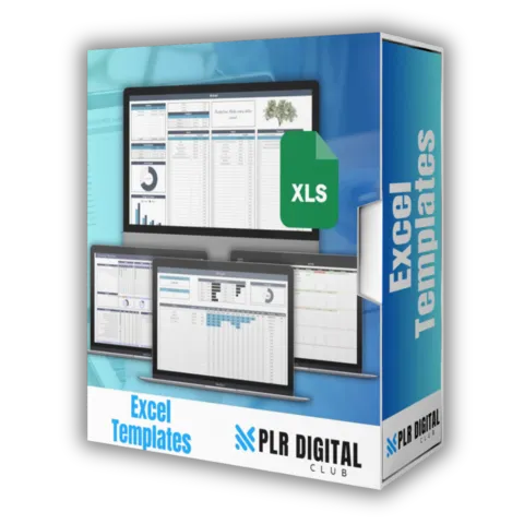 Excel spreadsheets templates bundle available to resell at plr digital club