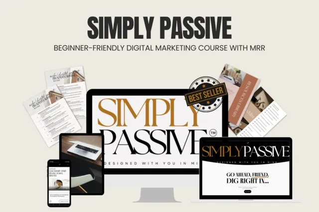 Simply Passive Course with Master resell rights MRR